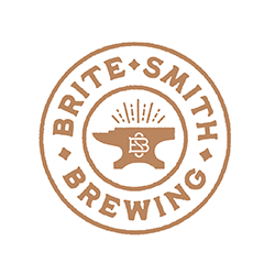 Brite Smith Brewing logo in orange font