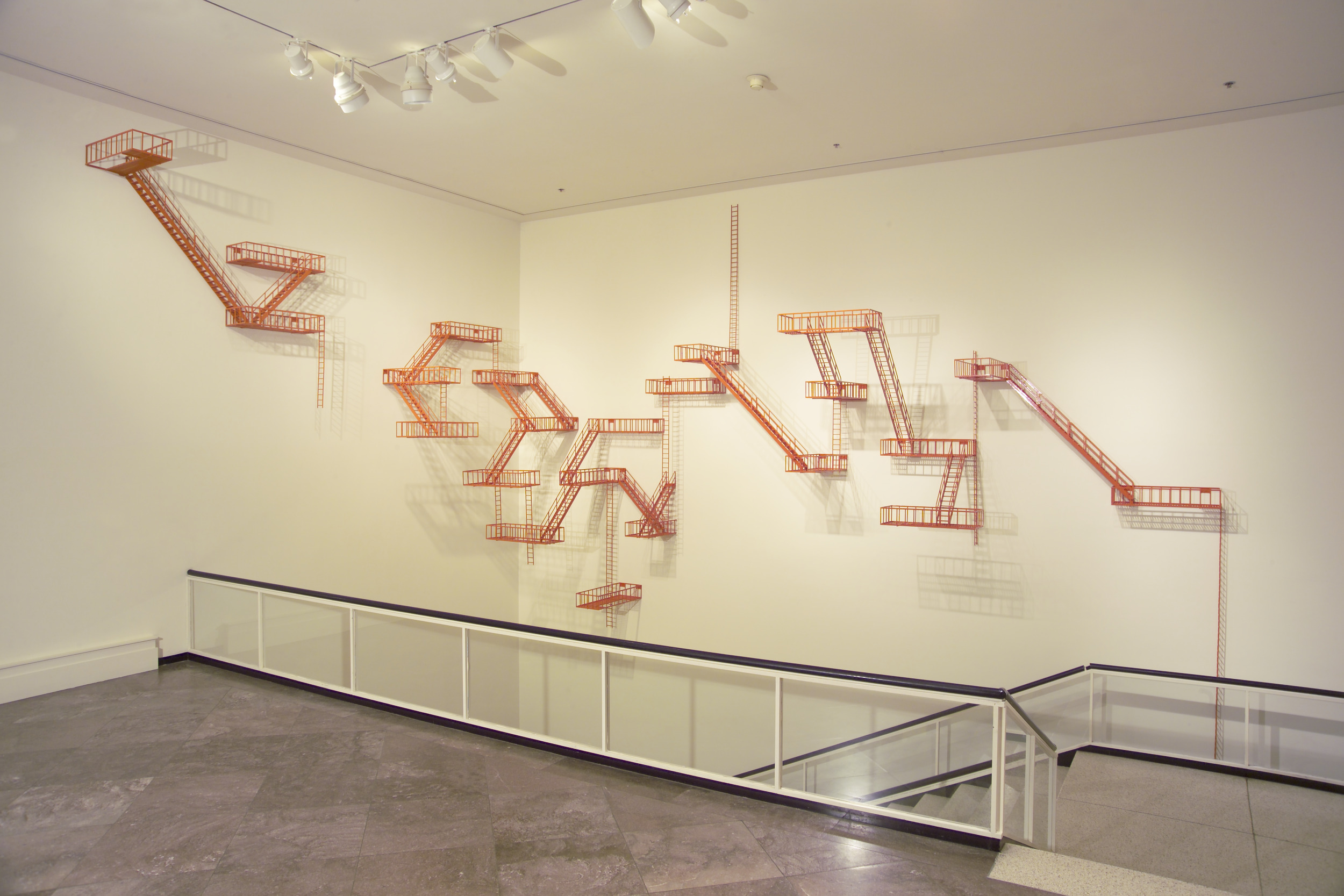 Second Means of Egress (Orange) | Buffalo AKG Art Museum