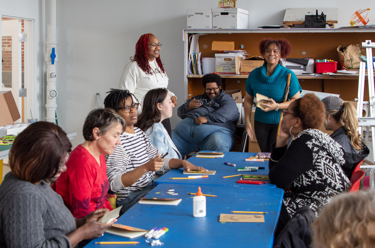 Poetry workshop at Albright-Knox Northland