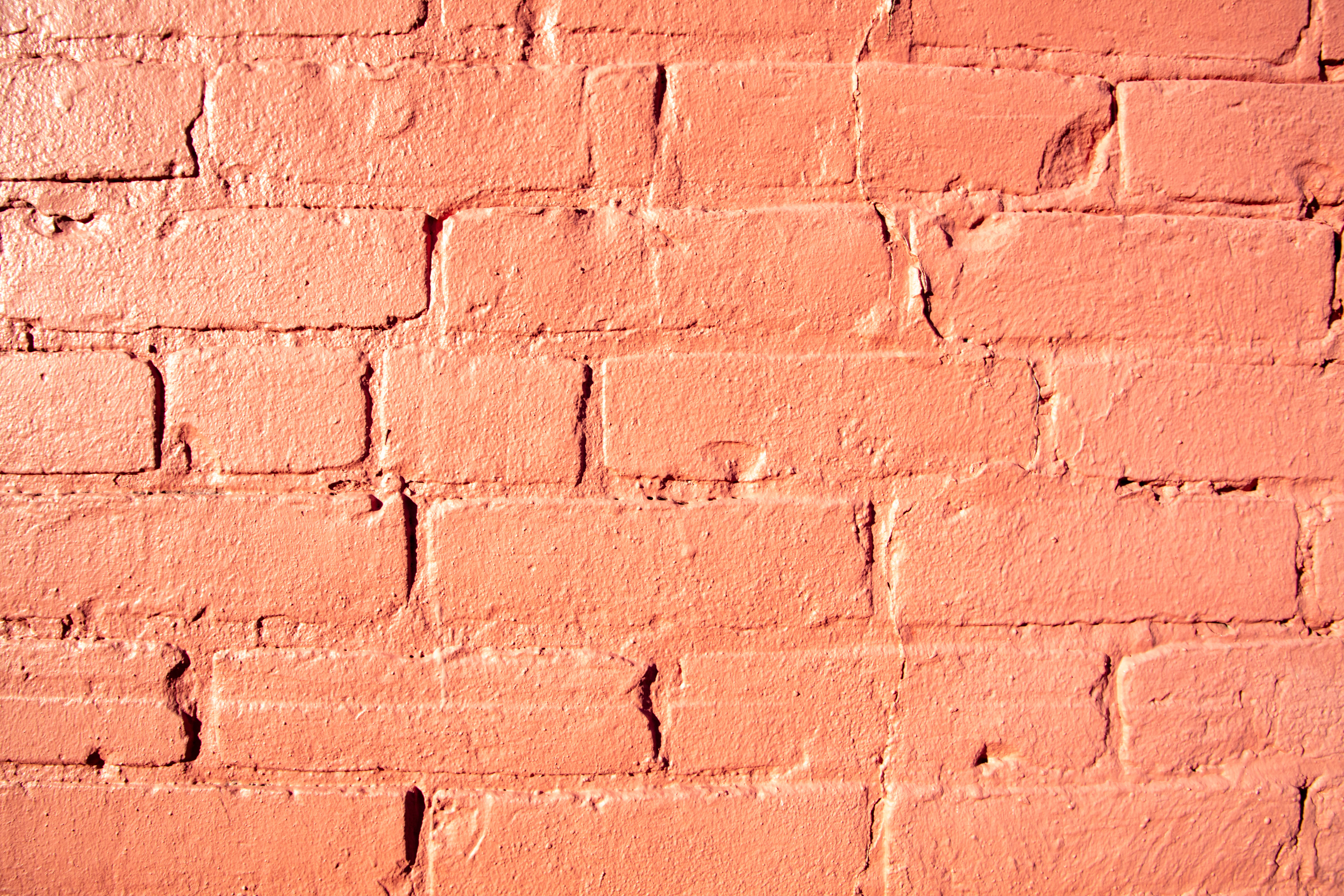 Red brick of a wall