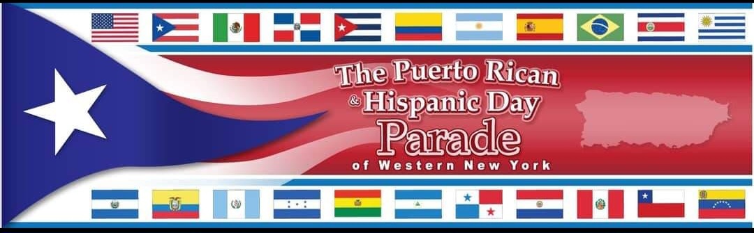 The Puerto Rican & Hispanic Day Parade of Western New York flag logo