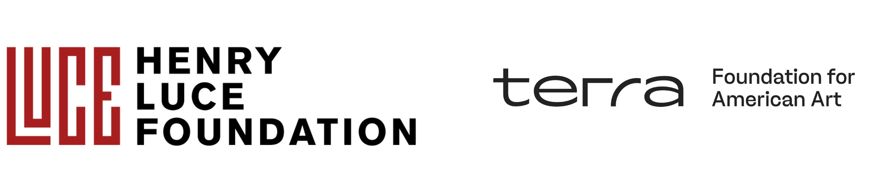Henry Luce Foundation and terra Foundation for American Art