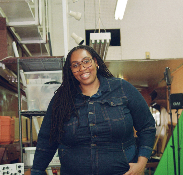 Portret van Sondra Perry