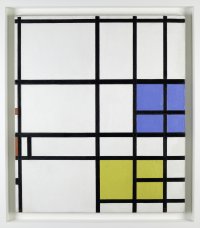 Composition No. 11, 1940-42--LONDON, with Blue, Red and Yellow