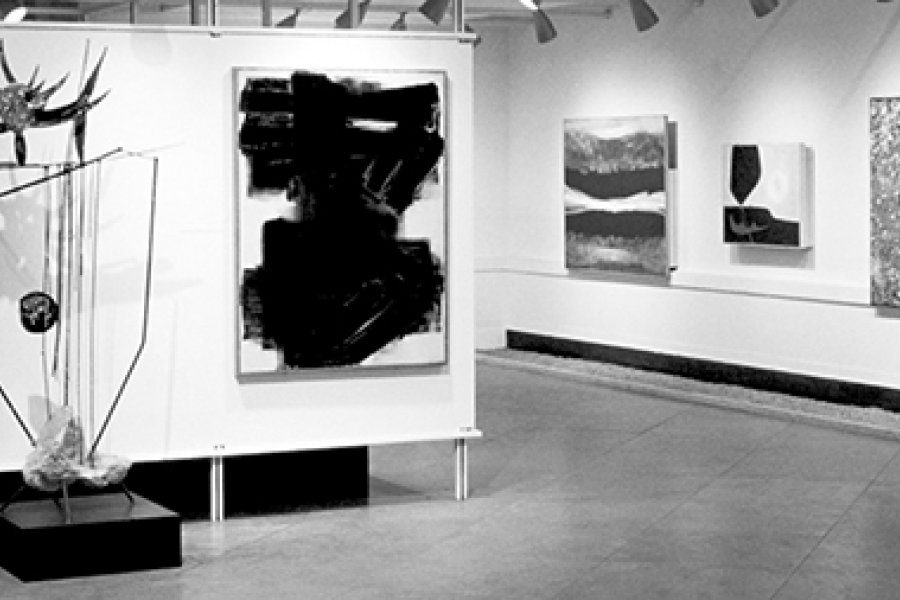 Black-and-white photograph of Contemporary Art: Acquisitions 1954-1957
