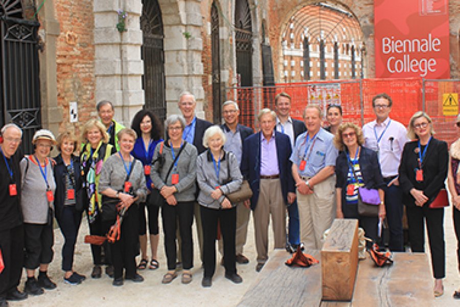 Director's Travel Series participants at the Venice Biennale