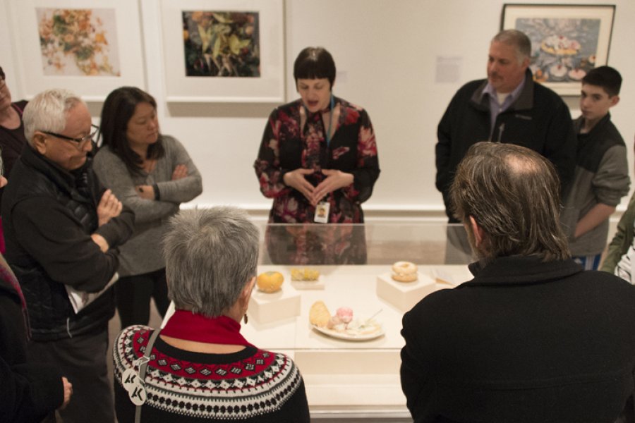 Curator Holly E. Hughes leads a gallery talk of For the Love of Things: Still Life