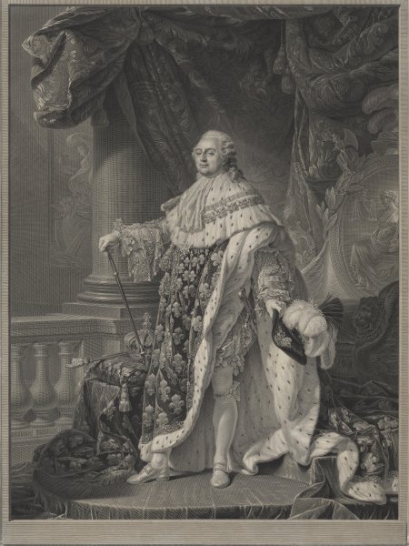Louis XVI in His Coronation Robes