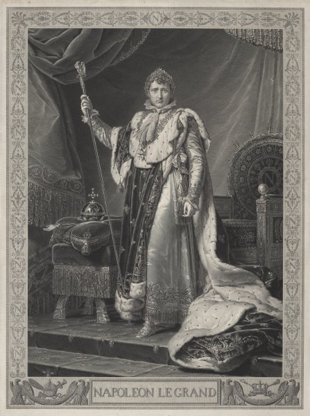 Napoleon in His Coronation Robes