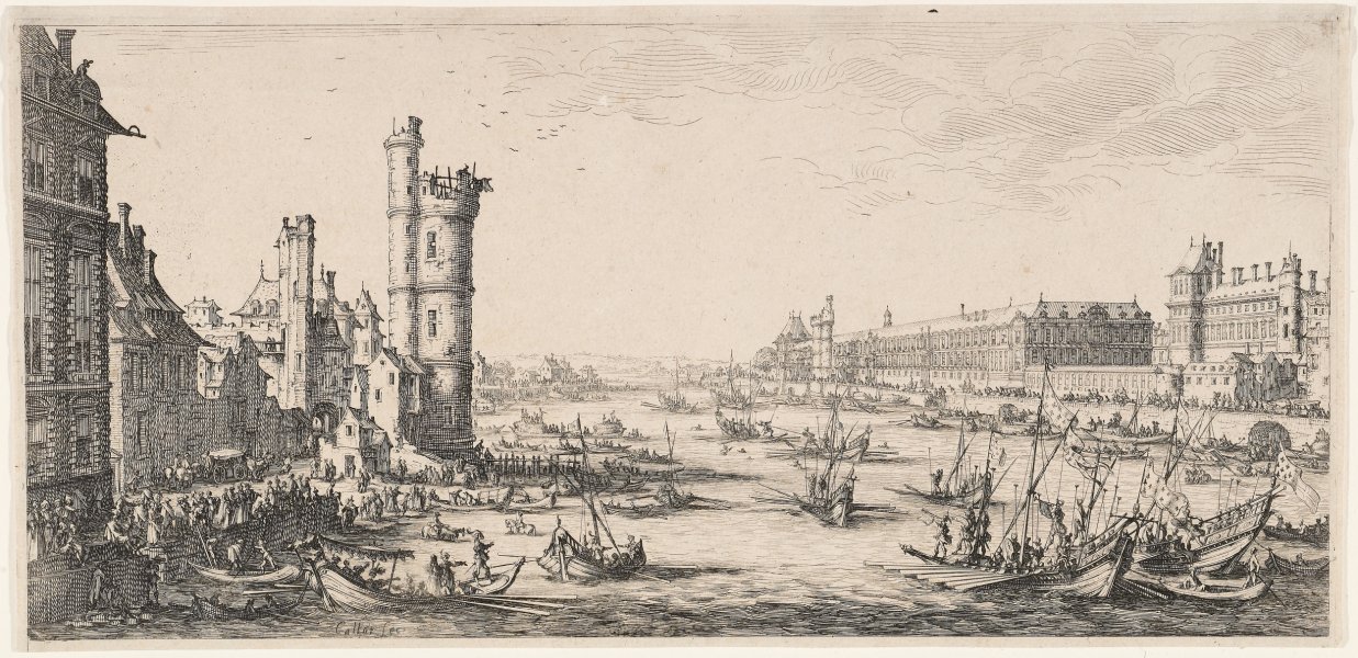 View of the Pont Neuf and Tour de Nesle from the series Large