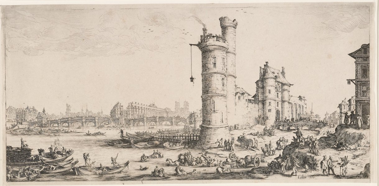 View of the Pont Neuf and Tour de Nesle from the series Large Views of Paris