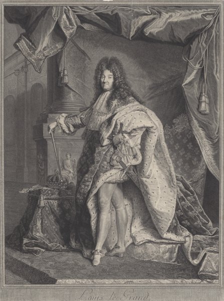 Louis XIV in His Coronation Robes