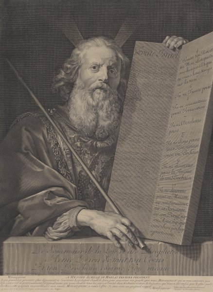 Moses Holding the Tables of the Law