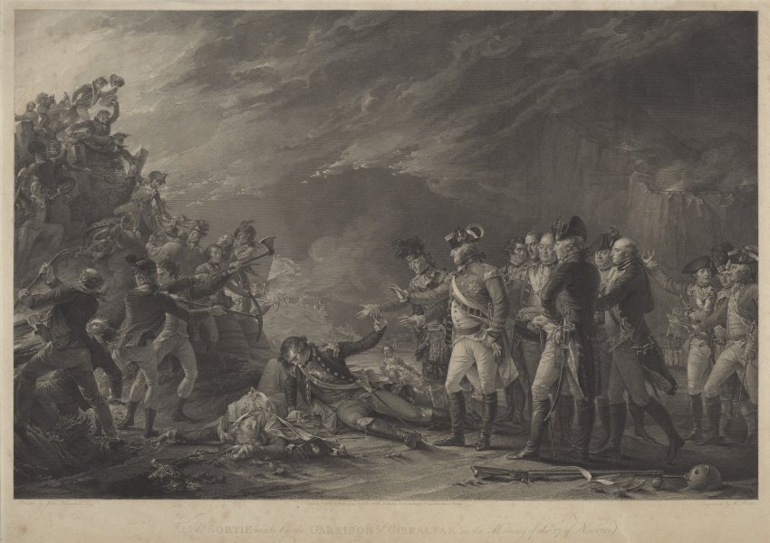 The Sortie Made by the Garrison of Gibraltar in the Morning of the 27 of November 1781