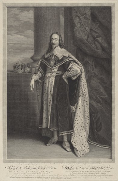 Charles I in His Royal Robes