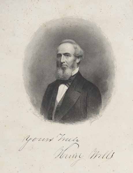Portrait of Henry Wells