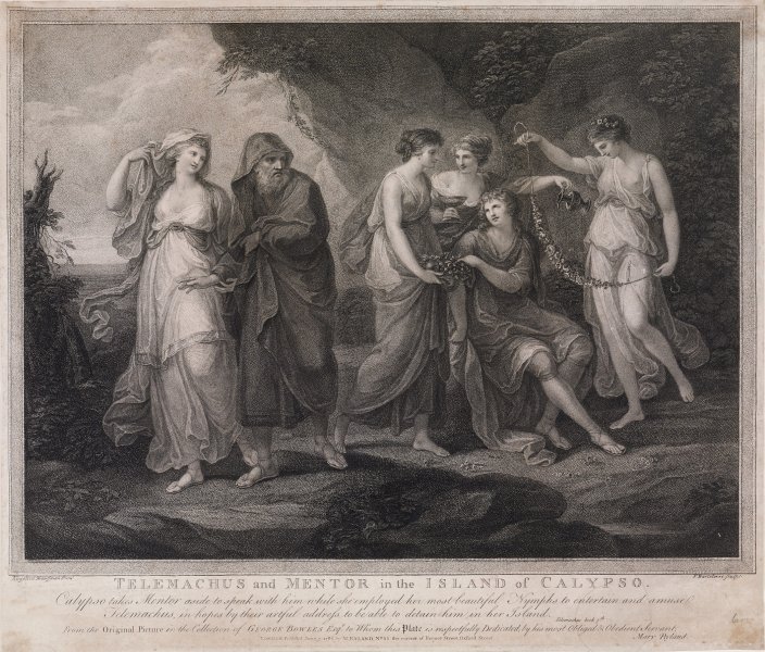 Telemachus and Mentor in the Island of Calypso