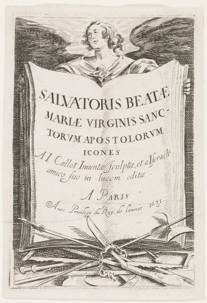 Title Page from the series The Large Apostles