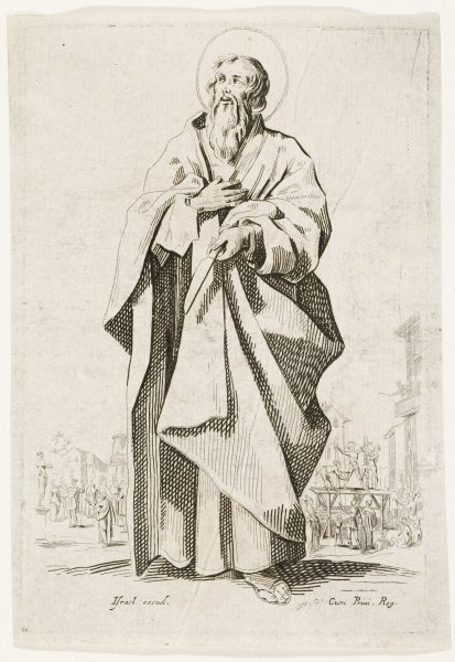 St. Bartholomew from the series The Large Apostles