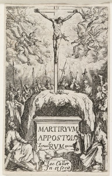 Title page from the series The Martyrdoms of the Apostles