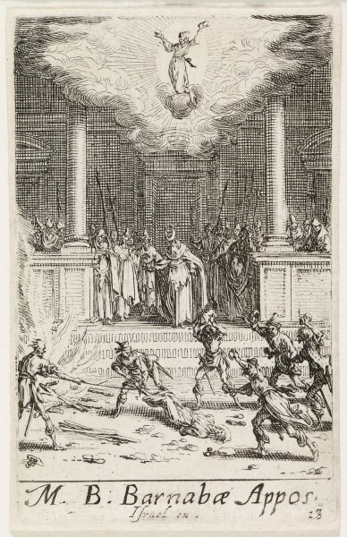 The Martyrdom of St. Barnabas from the series The Martyrdoms of the Apostles