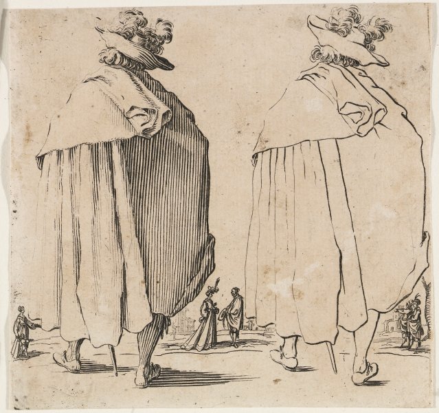 Man in Cloak from the series Various Figures