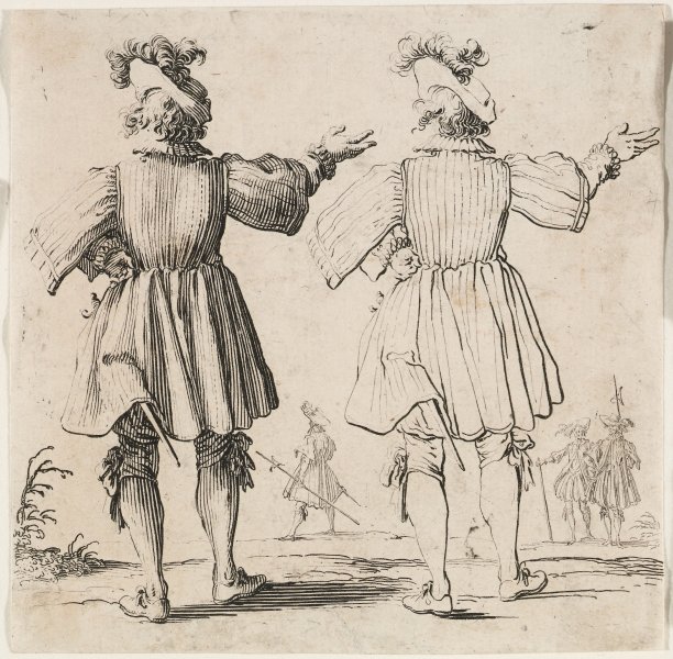 Officer in Plumed Hat Seen From the Back from the series Various Figures
