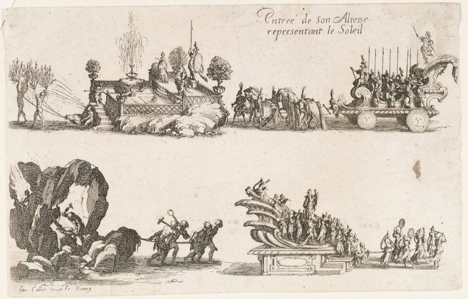 The Entry of His Highness Representing the Sun from the series Le Combat a la Barriere