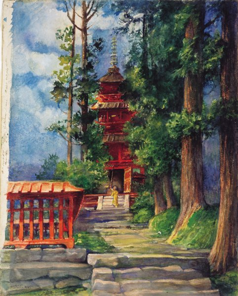 Red Pagoda, Nikko