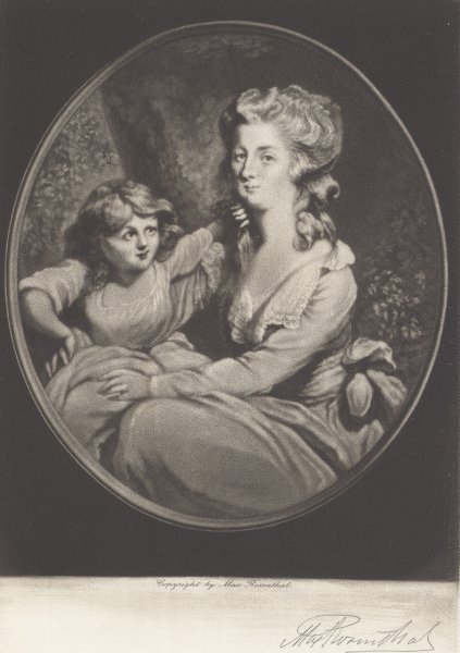 Portrait of Mrs. Benedict Arnold and Child