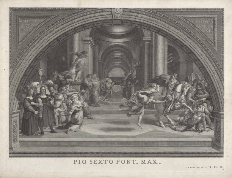 The Expulsion of Heliodorus from the Temple from the series Pio Sexto Pont Max I - VIII