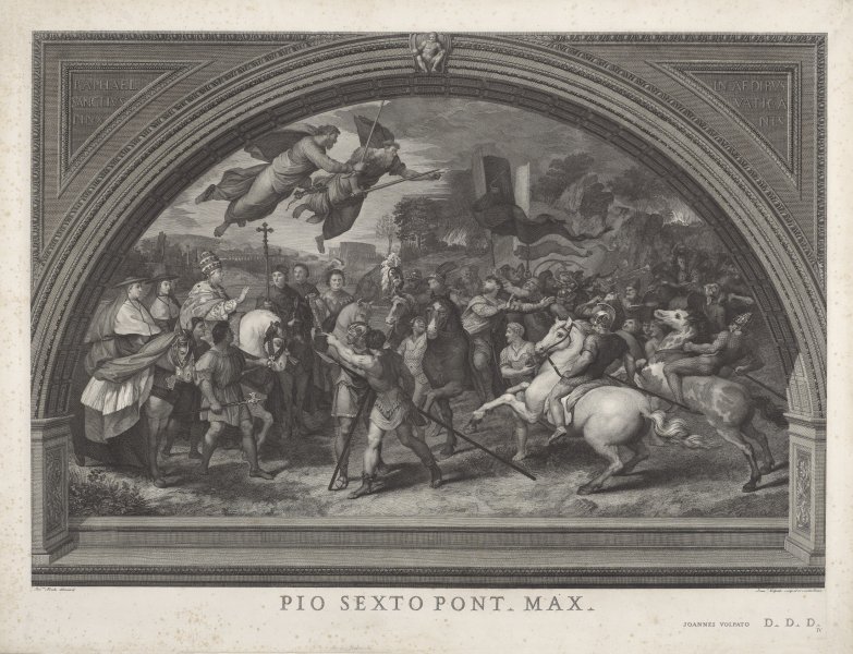 The Meeting Between Leo the Great and Attila from the series Pio Sexto Pont Max I - VIII