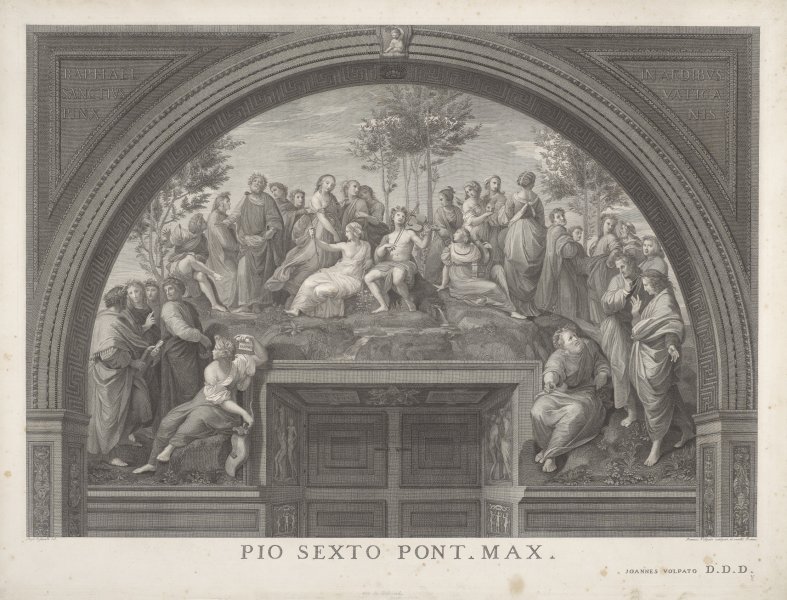 Parnassus from the series Pio Sexto Pont Max I - VIII