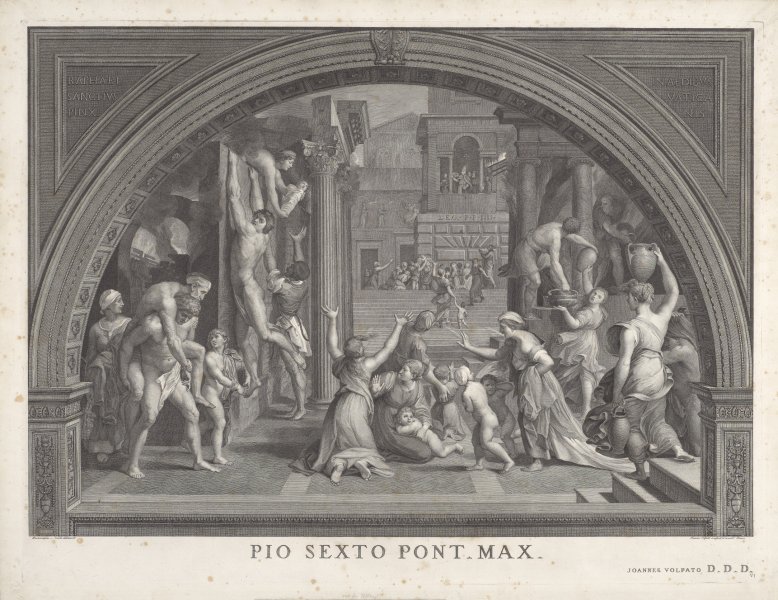 Fire in the Borgo from the series Pio Sexto Pont Max I - VIII