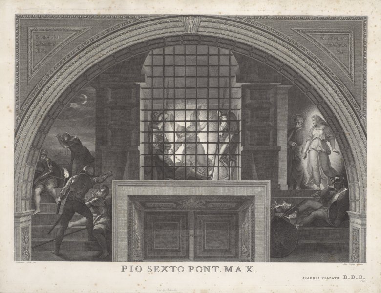 Deliverance of St. Peter from the series Pio Sexto Pont Max I - VIII