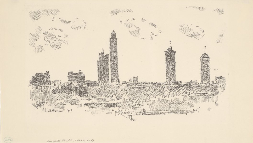 New York Skyline - Dark Buildings