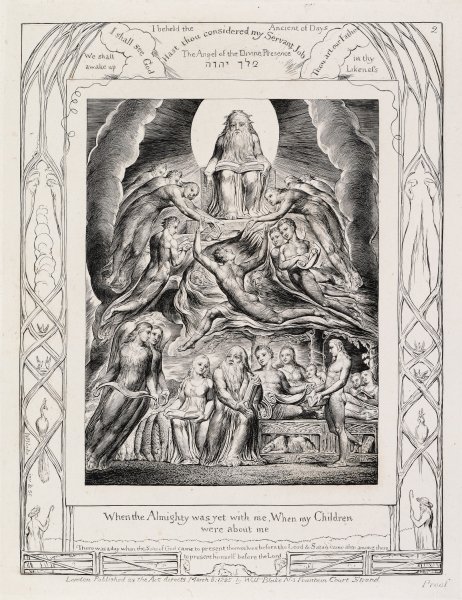 Satan Before the Throne of God from the series Illustrations of the Book of Job