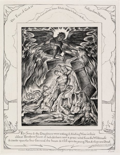 The Destruction of Job's Sons from the series Illustrations of the Book of Job