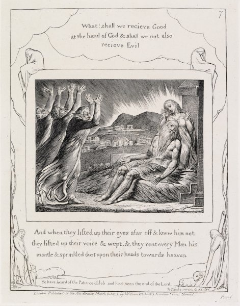 Job's Comforters from the series Illustrations of the Book of Job