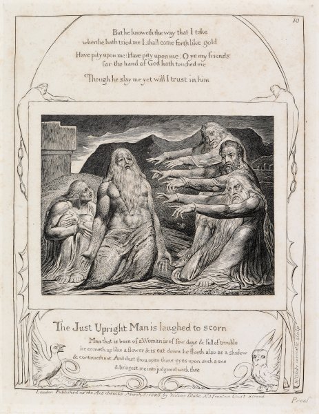 Job Rebuked by his Friends from the series Illustrations of the Book of Job