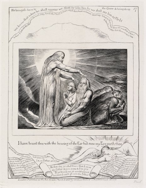The Vision of God from the series Illustrations of the Book of Job
