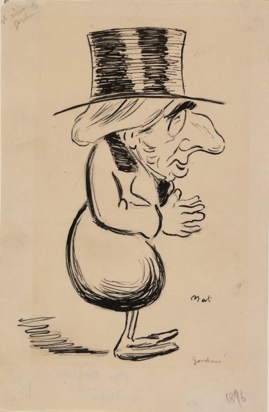 Caricature of Goschen