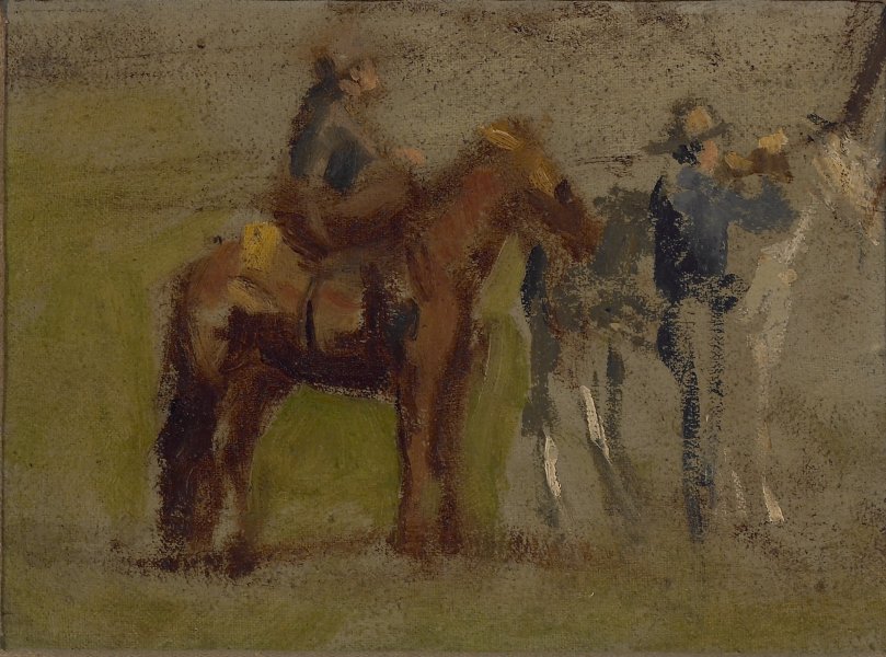 Study for "Cowboys in the Badlands"