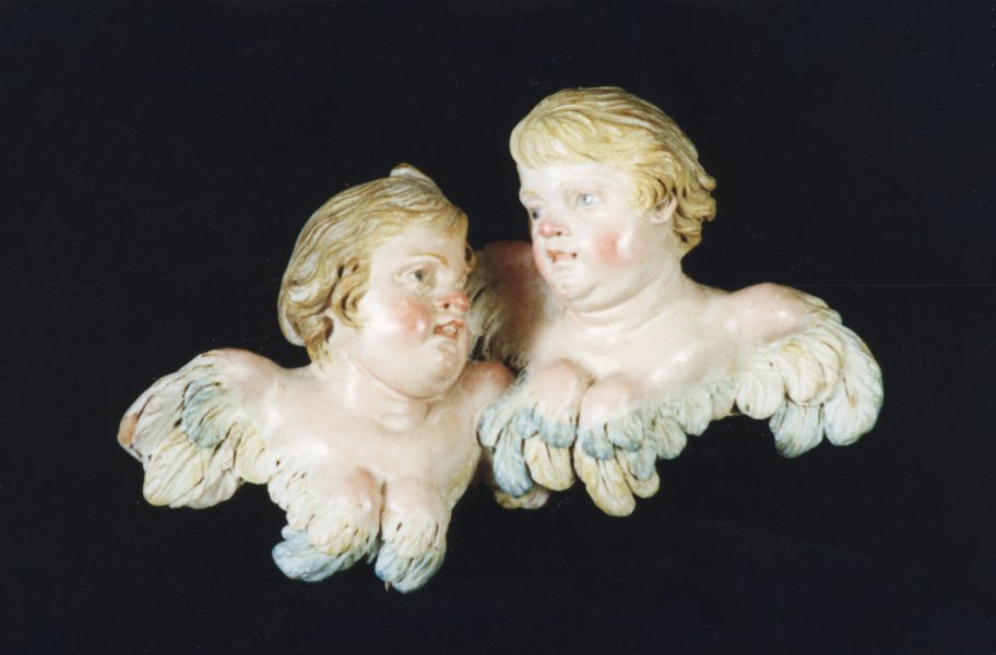 木製刑務所型バードハウス　ノアの方舟額　ANGELのカントリードール3点セット Angel from Crèche | Buffalo AKG Art Museum
