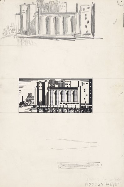 Untitled (Sketch for Buffalo River)