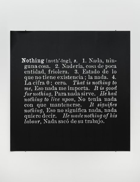Titled (Art as Idea as Idea) [Nothing in German] | Buffalo AKG Art