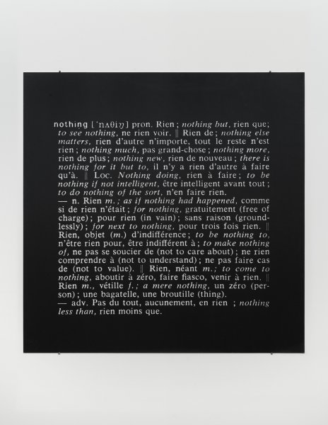 Titled (Art as Idea as Idea) [Nothing in Danish] | Buffalo AKG Art