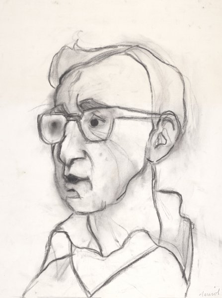 [Prepatory drawing for "Woody Allen"]
