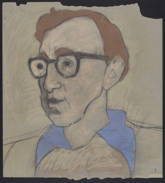 [Prepatory drawing for "Woody Allen"]