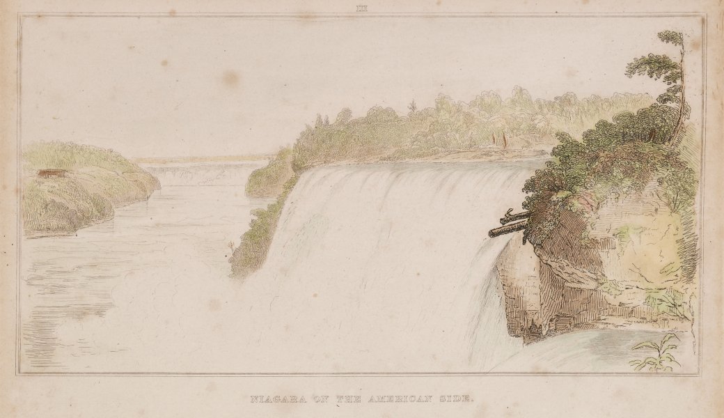 Niagara on the American Side from the series Forty Etchings from
